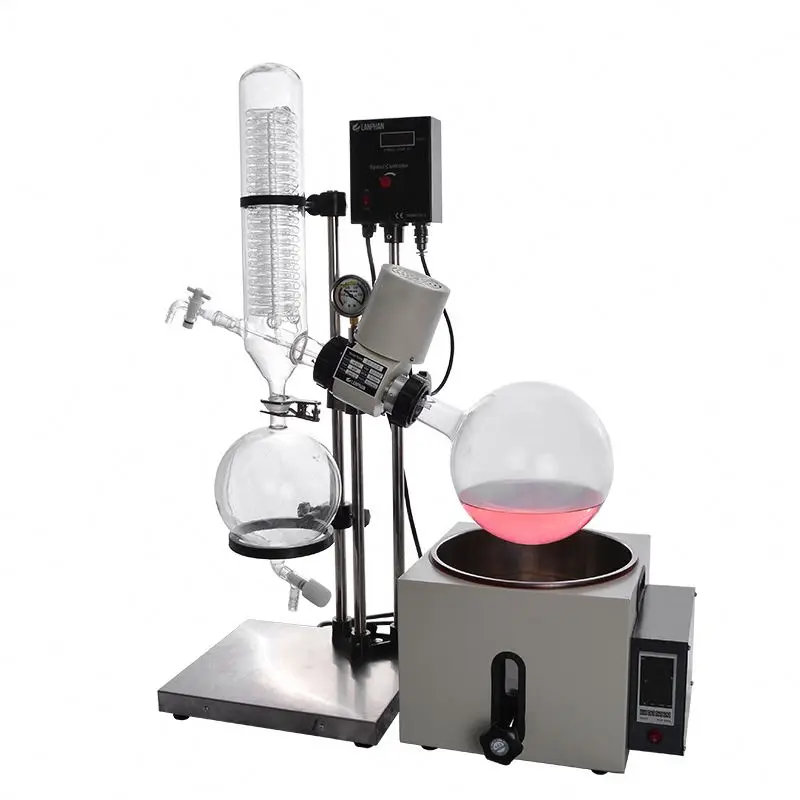 

500ml 2l small rotavapour pan rotary evaporator equipment