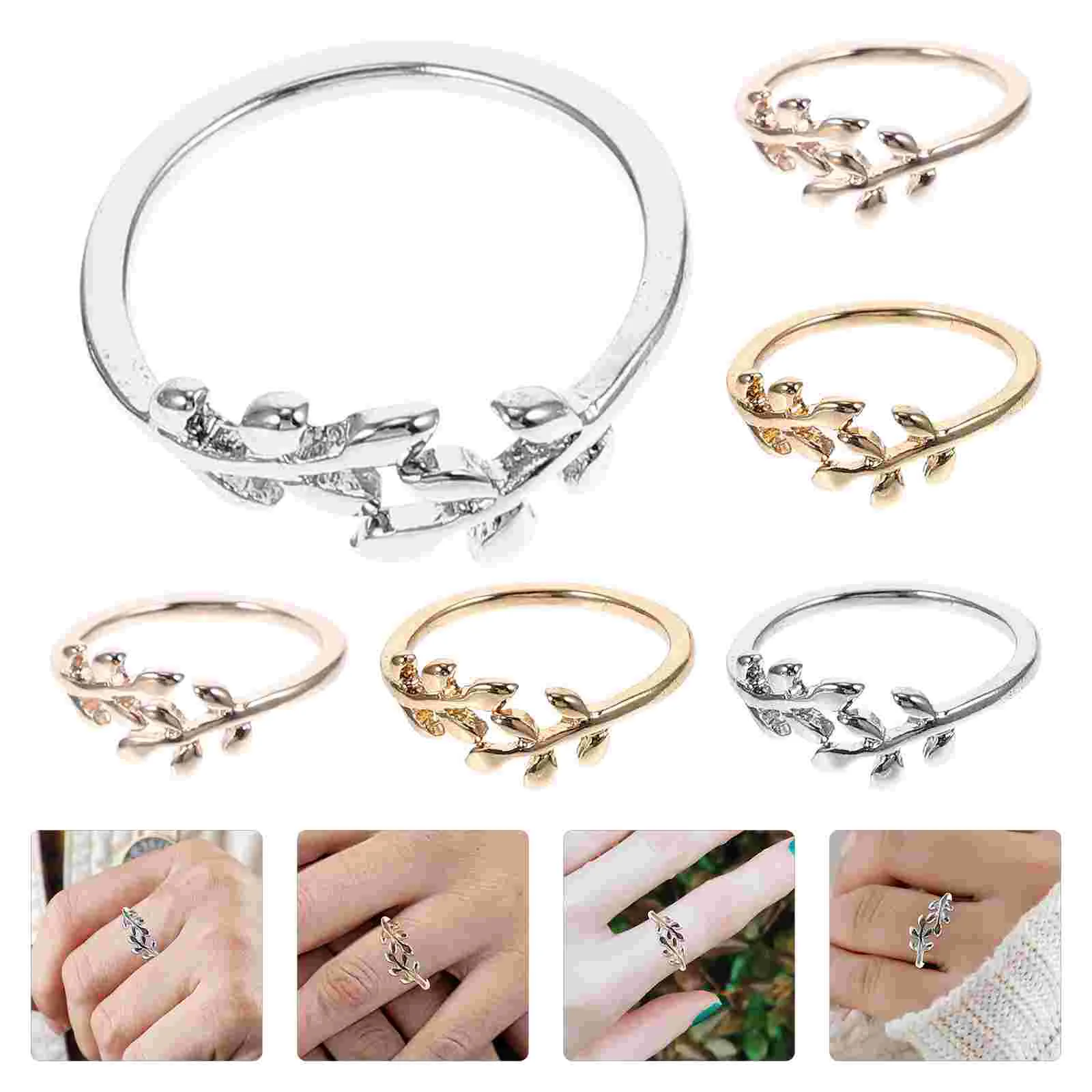 

Braided Ring Knitting Rings Crochet Alloy Metal Adjustable Yarn Thimble Finger Sewing Tool Woman