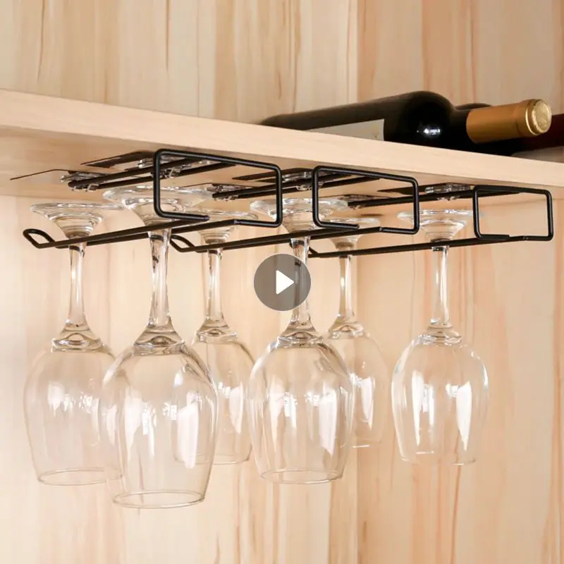 Перевернутая полка стеклянный держатель железная многофункциональная вешалка