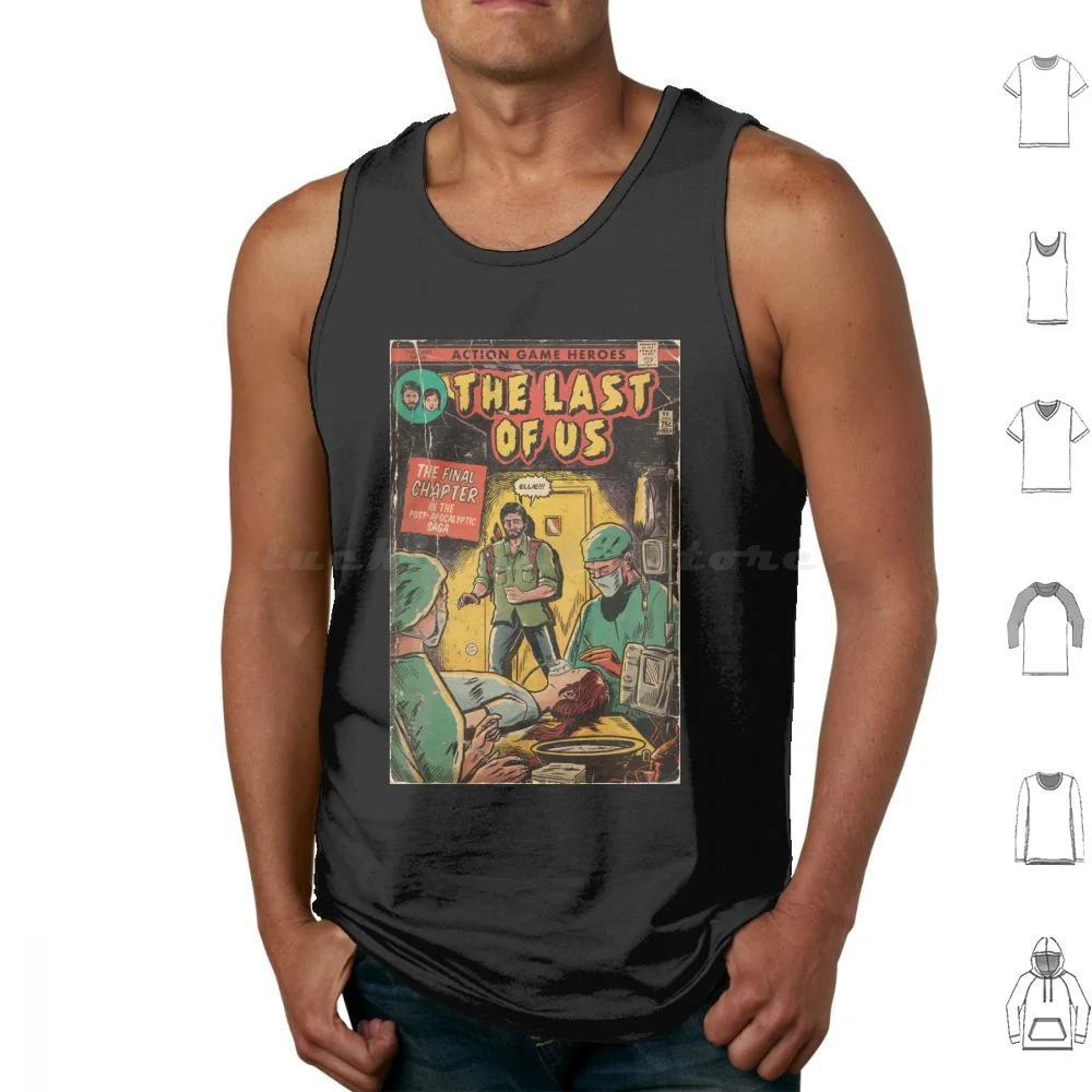 

The Last Of Us-Ending Comic Cover Fan Art Tank Tops Print Cotton Fan Art Painted Digital Illustration Adventure