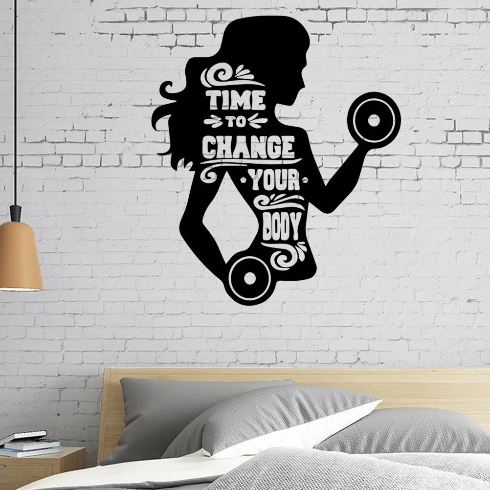 

1PC DIY Peel and Gym Bodybuilding Wall Decals Wall Sticker Wallpaper