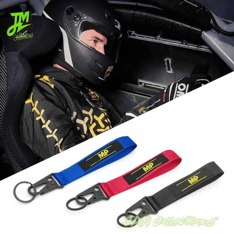 

Car Keychain For MP Racing Keyrings JDM Style Key Strap For Honda Toyota Nissan Mitsubishi Mazda Suzuki Key Pendant Accessories