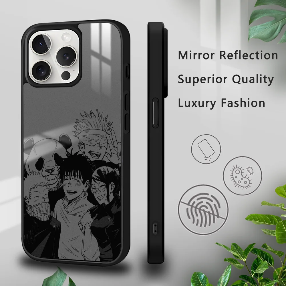 J-JujU-tsu K-KaIIIsen Anime Phone Case For iPhone 16 15 14 13 12 11 Pro Xs Max Mini Plus Celulares Hard Funda