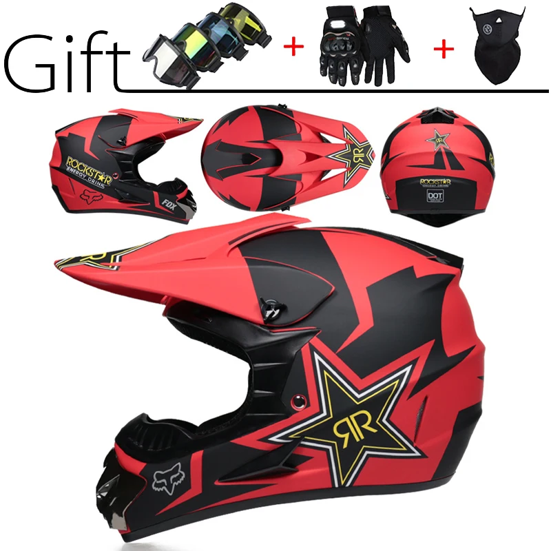 Мотоциклетный шлем защитный для езды по бездорожью на мотоцикле или велосипеде |