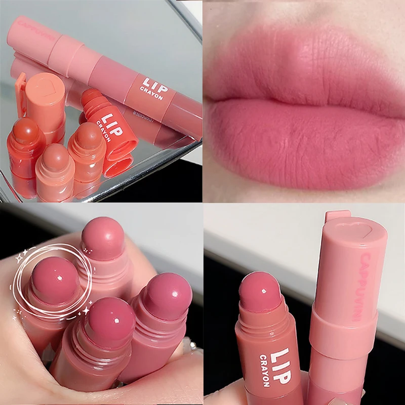 

4 Color In 1 Lipstick Pen Set Velvet Rose Purple Lip Tint Combo Lip Makeup Tint Easy To Color Sexy Waterproof Lip Gloss Cosmetic