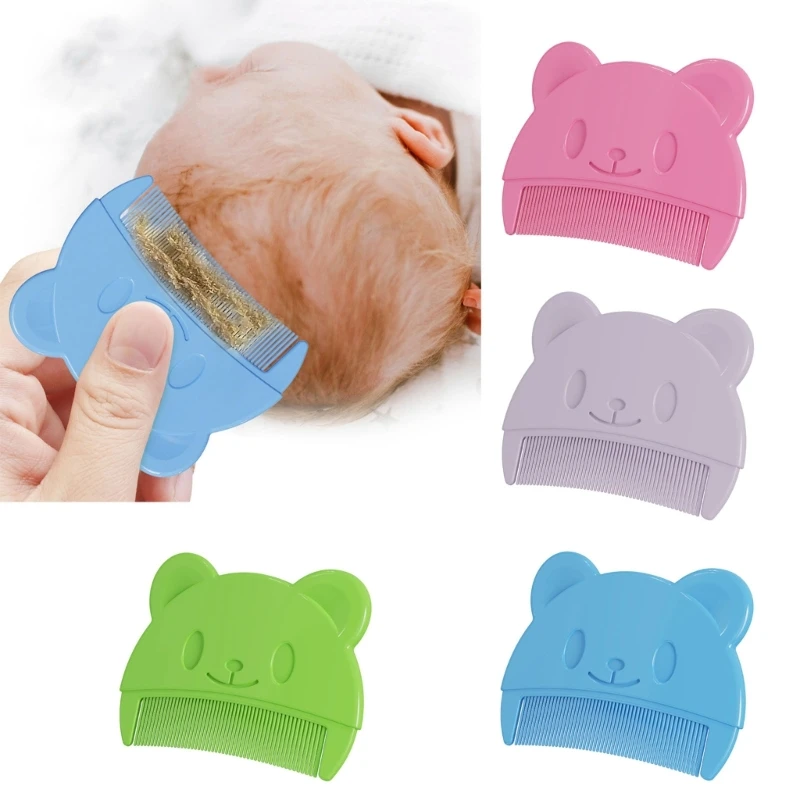 

Baby Hair Comb Children Hair Comb Soft Teeth Cradle Caps Hair Combs for Toddler Infant Fetal Head Massage Cleaning