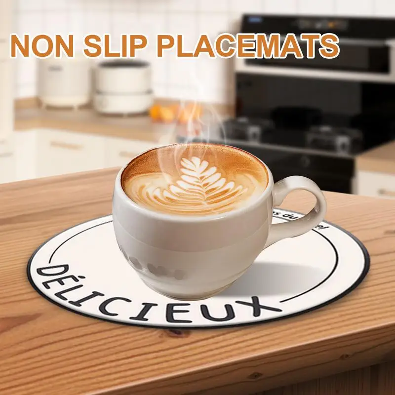 Нескользящая подставка для столовых приборов круглая термостойкая кухонного