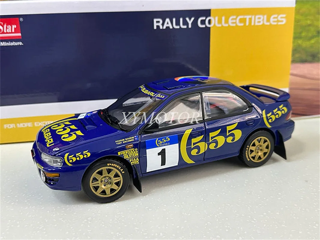 Модель автомобиля Sunstar 1/18 для Subaru Impreza 555 WRC 1994 1995 1996 McRae
