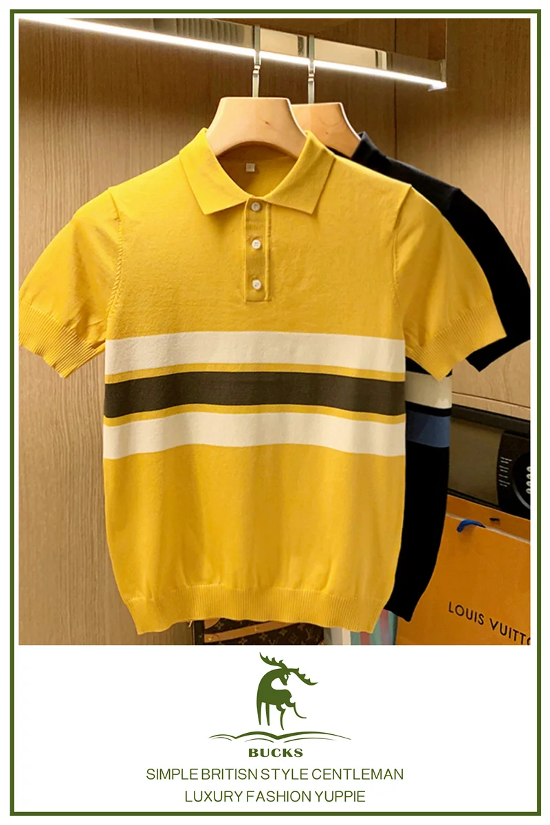 Рисунок 6 - Мужская хлопковая рубашка-поло с коротким рукавом