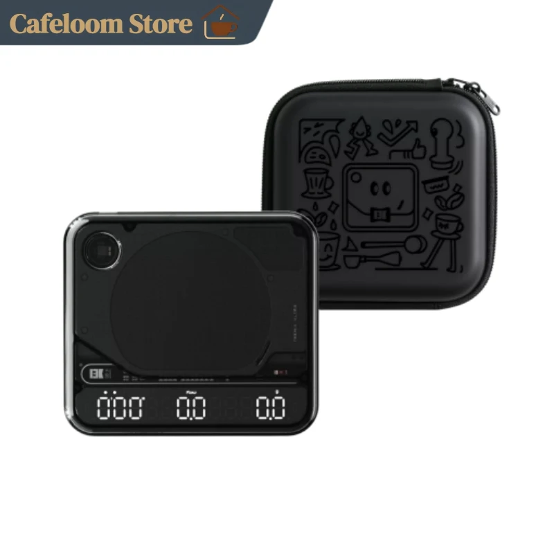 Кофейные весы BOOKOO Themis Ultra Digital, полностью водонепроницаемые, Bluetooth, с таймером, черные, для эспрессо и пуровера (art.: 3920dca3cbf7a) - 3920dca3cbf7a