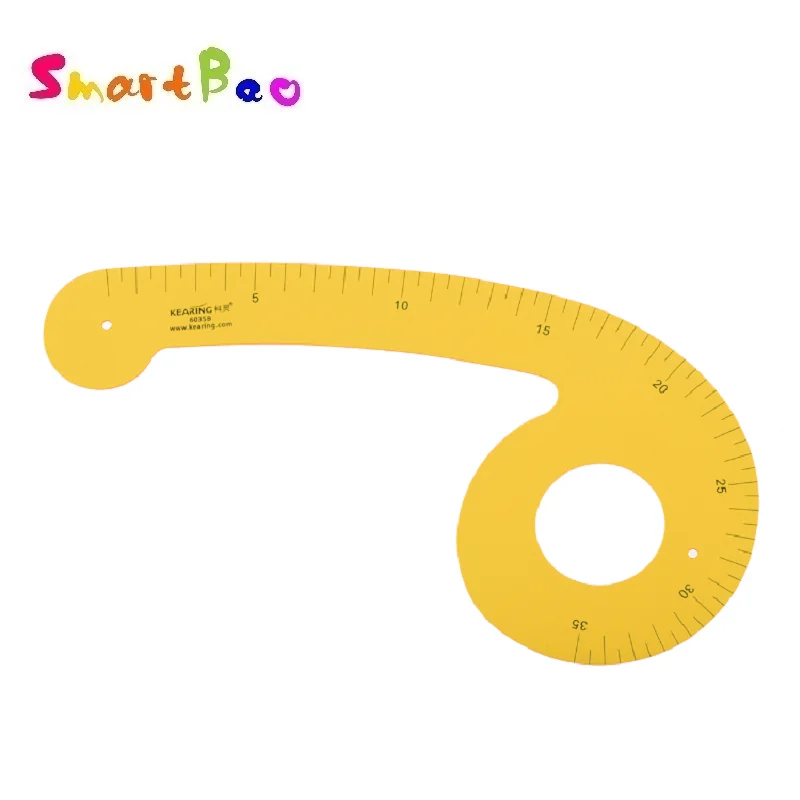 

Пластиковые линейки для шитья с изгибом, 35 см