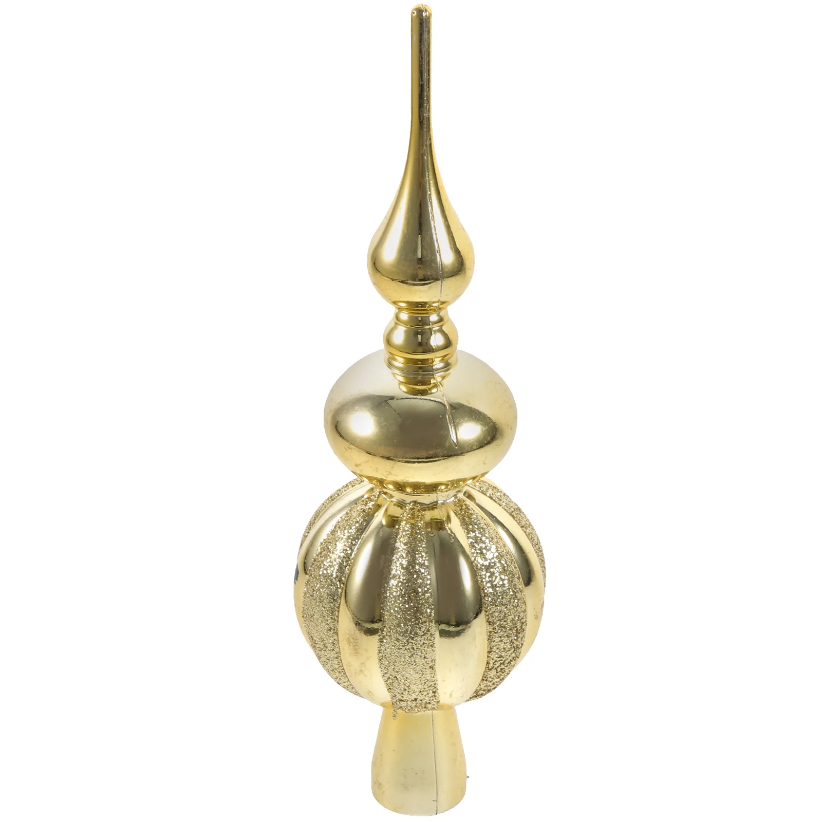 

Spherical Christmas Tree Topper 3 Tier Christmas Treetops Plastic Xmas Tree Finials Vintage Christmas Tree Decorations