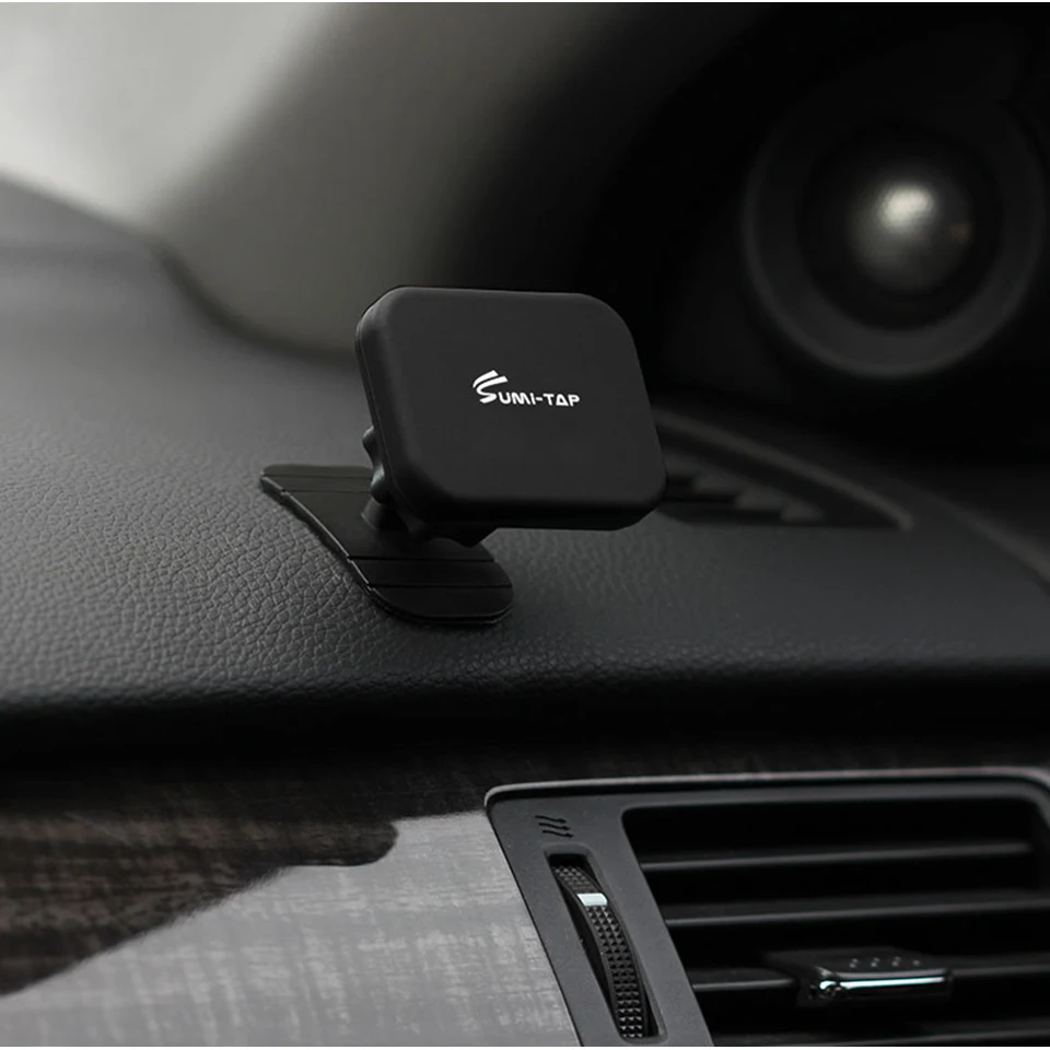 Sumitap Car Phone Holder Magnetic Stand Dashboard Mount Universal 17mm Ball Head Support Strong Magnet Car Phone Bracket Holders