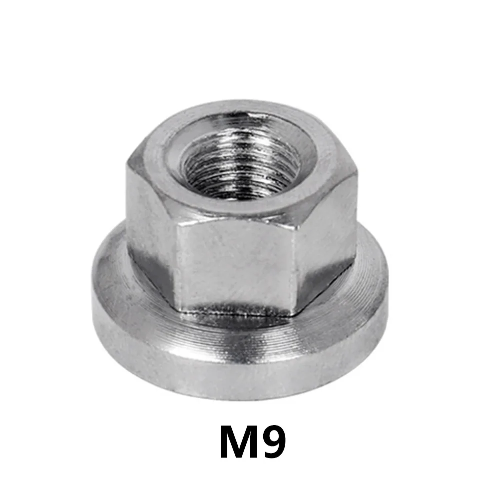 2Pcs Axle Track Nuts Anti-skid Bicycle Bike Cycle M9/M10 Stainless Steel Tool Wheel Practical Durable Hot Sale
