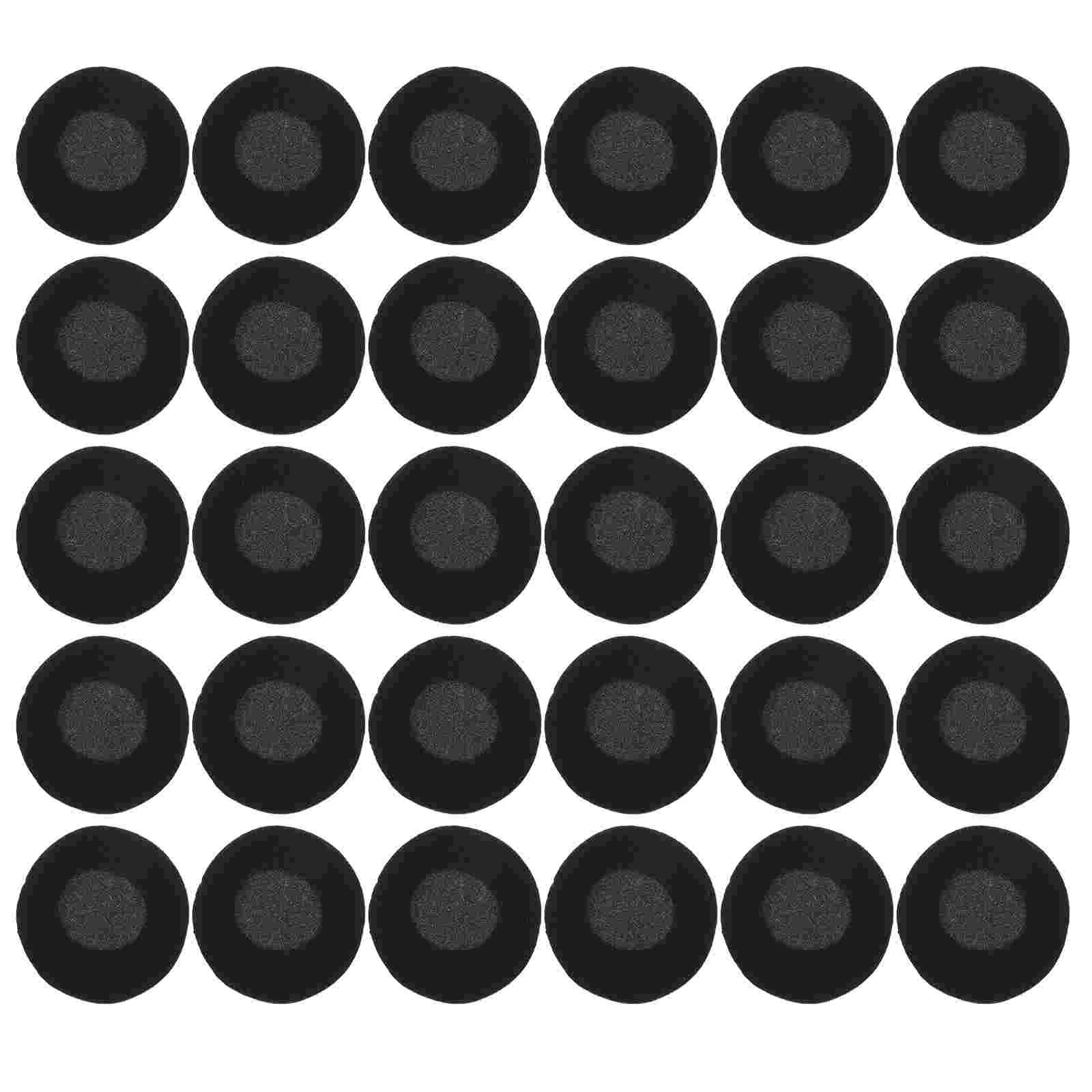 

30 Pcs Headphone Sponge Case Ear Pad Anc Headphones Round Headset Replacement Cushion Earpad Intercomunucador