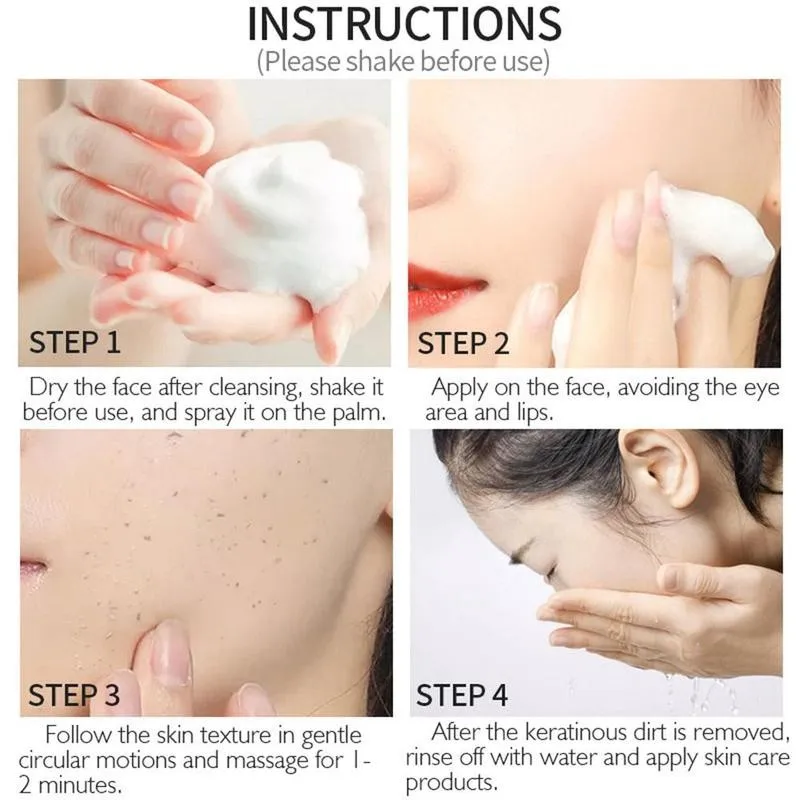 60ml Exfoliating Mousse Peeling Gel Face Scrub Deep Cream Moisturizing Care Skin Smooth Exfoliator Cleaning Remove | Красота и