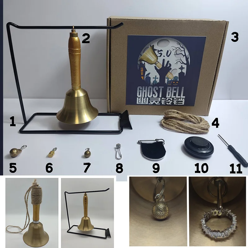 

Ghost Bell (Remote Control) Magic Tricks Spirit Bell Prediction Witches Wand Magia Close Up Illusions Gimmicks Mentalism Props