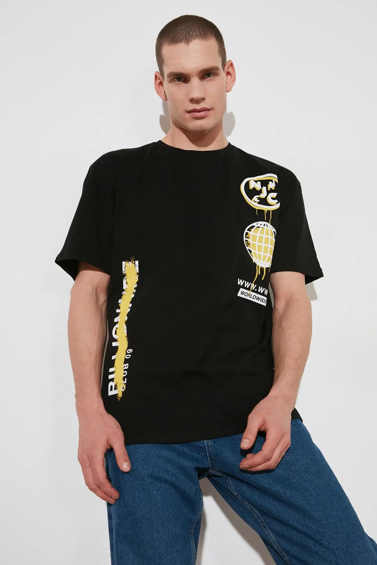 

Trendyol Male Printed T-Shirt TMNSS20TS0278