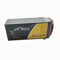 tattu 22 8v 6s 25000mah 10c high voltage lipo battery for uav and drone rc model