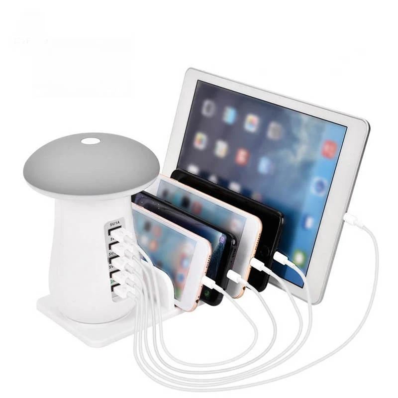 

Зарядное устройство для телефона с несколькими USB-портами, 5 портов, QC 3,0