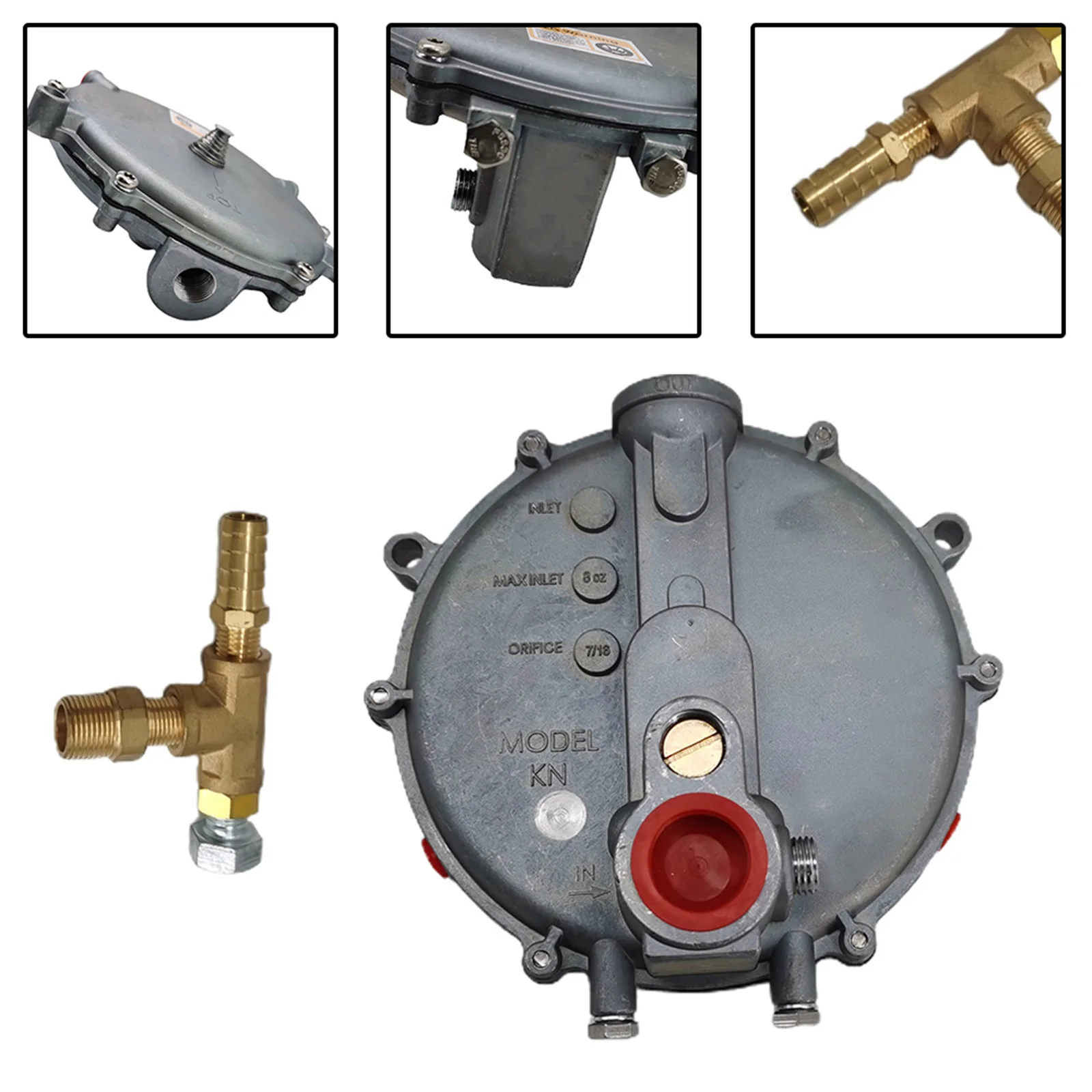 

For Gkn Regulator Regulator 039-122 039-99 15cm/6inch Aluminium Brass Converter For Garretson For Gkn Generator