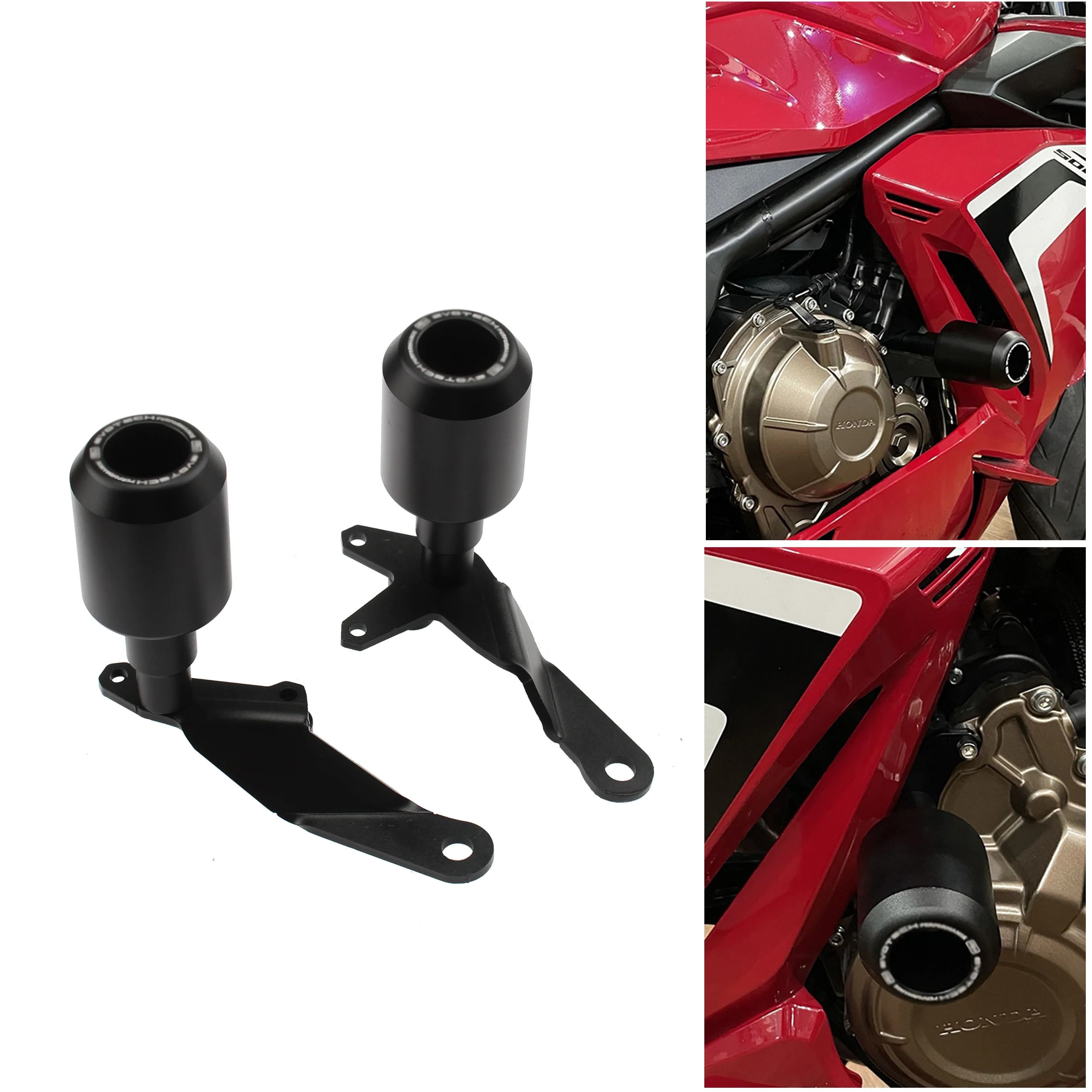 

Новая Черная защитная рамка для мотоцикла HONDA CBR500R CBR 500R 2017-2022