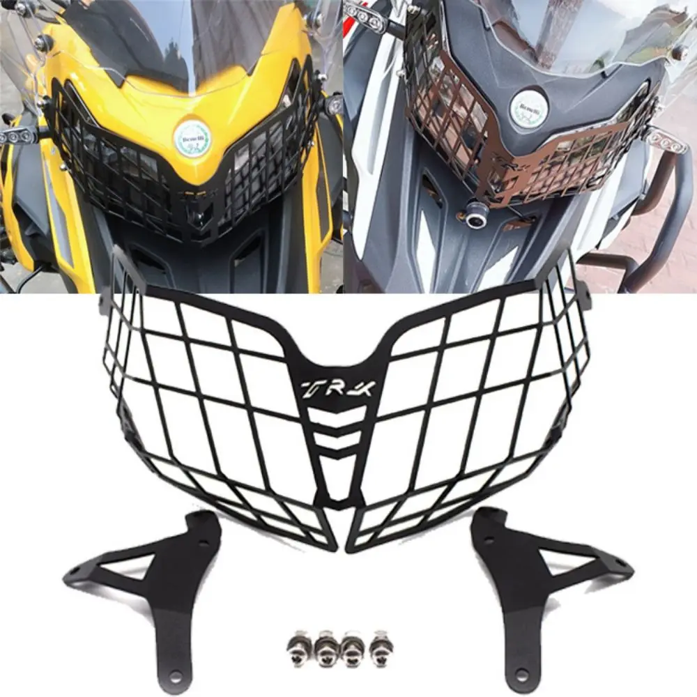 

Motorcycle Accessories CNC Aluminum Alloy Head Light Guard Cover For Bennlli TRK 502X 2018-2021