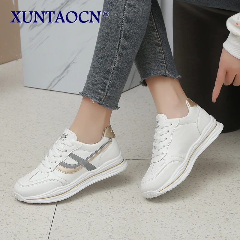 

Women Low Top Lace Up Mesh Shoes Ladies Casual Trainers 2022 Spring Summer Female Walk Run Non-slip Sneakers Zapatos De Mujer