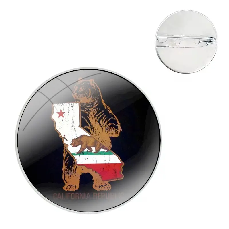 Значки-значки металлические броши для одежды рюкзака украшение подарок флаг