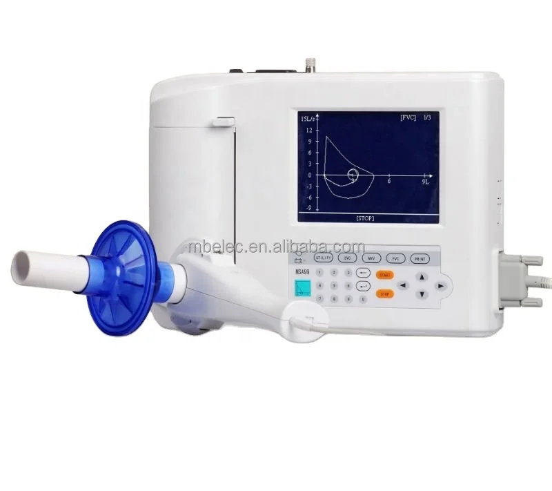 

M&B Color Display Software Usb Medical Handheld Portable Spirometer MSA99