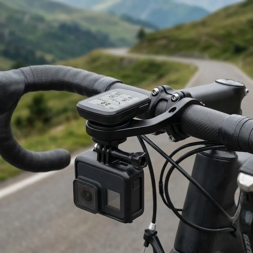 Фото Удлинительное крепление на руль для велокомпьютеров GARMIN, For IFor GPSPORT, Coospo для обеспечения четкого обзора данных вперед. №5