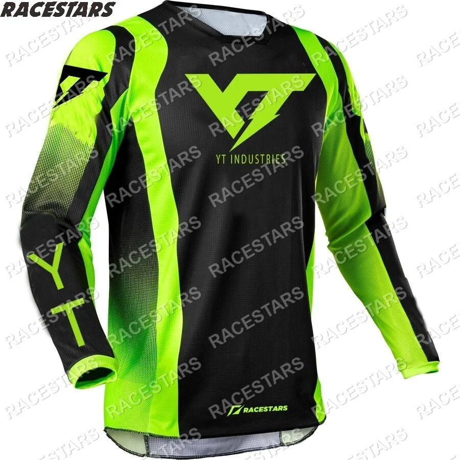

YT INDUSTRIES Motocross BMX Racing Jersey Enduro Downhill Mountain Bike Jerseys MX DH Long Sleeve Cycling Clothes MTB T-shirt