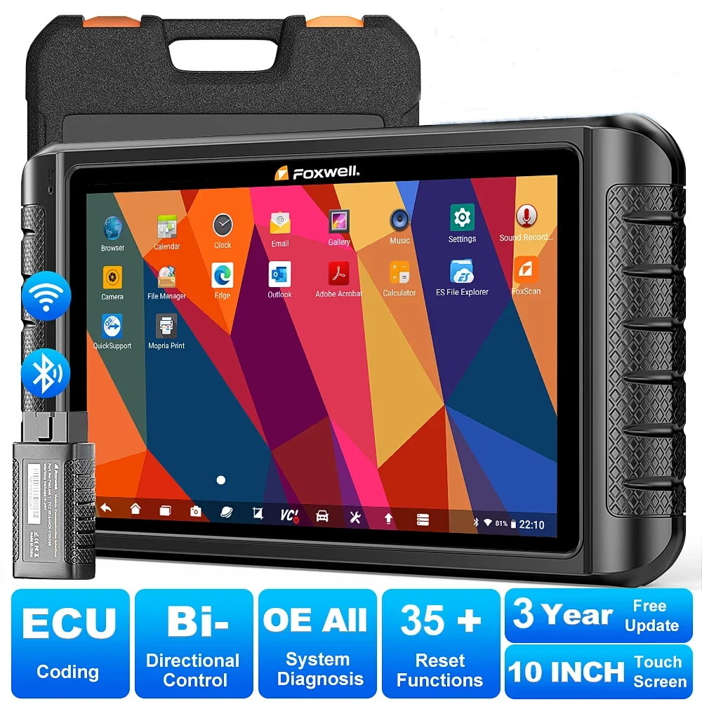 Автомобильный сканер Foxwell NT1009 OBD2 2024 кодирование ЭБУ инструмент для диагностики