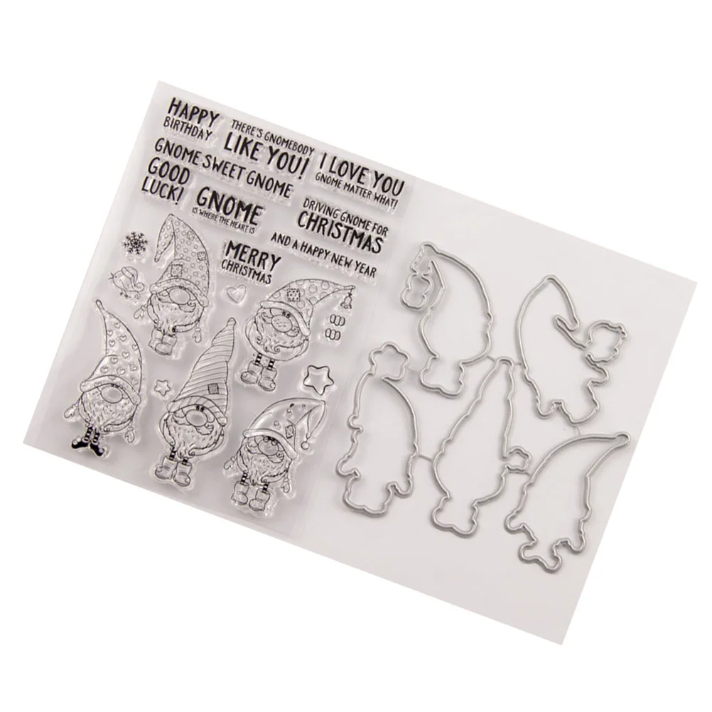 

Silicone Stamp Cutting Clear Dies Die Metal Set Transparent Cut Valentines Pressure Tool Seal Habit Journalingmini Stencils