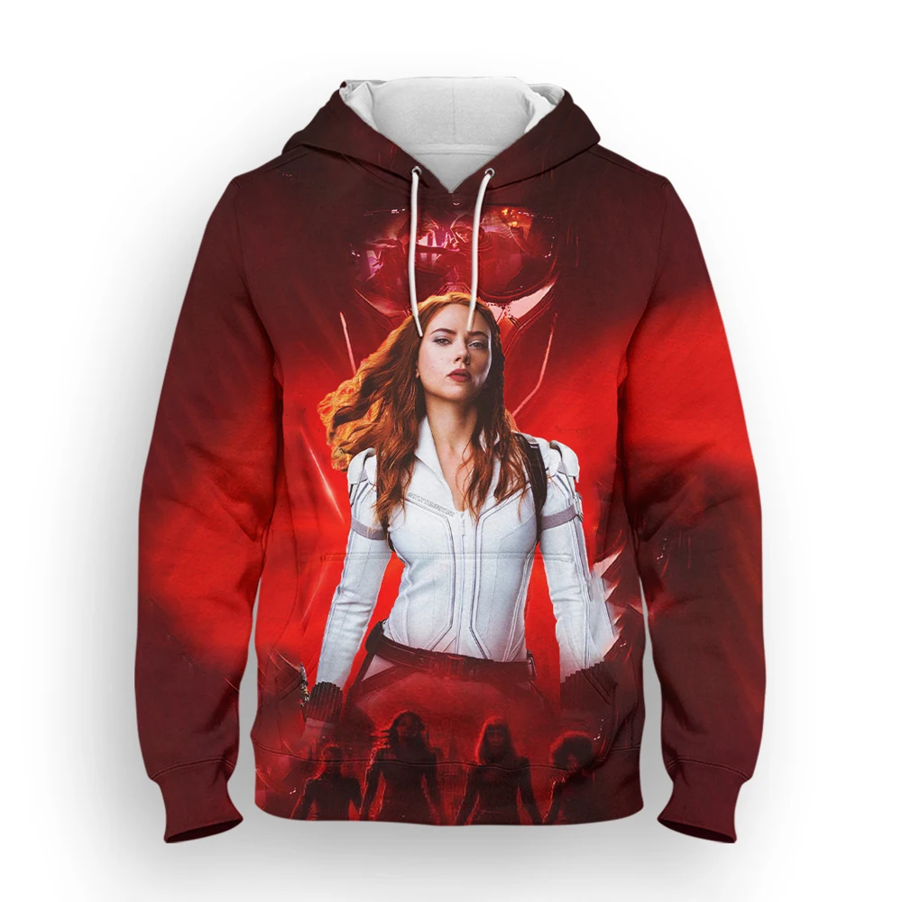 

2022 Spring Autumn Sweater Men's Marvel Scarlet Witch 3D Print Disney Hoodie Long Sleeve Fashion Men's