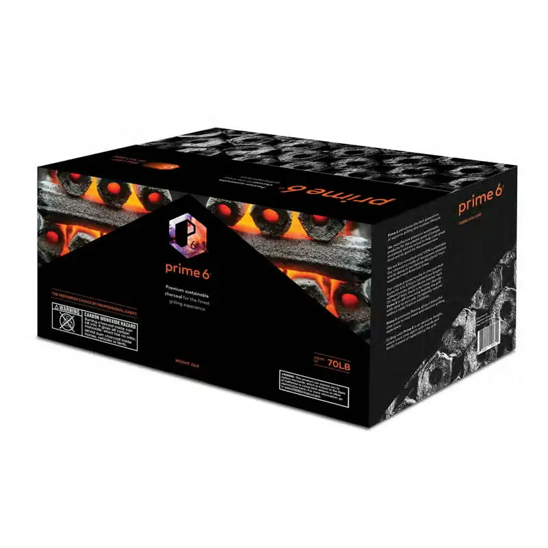 

Burning Charcoal - 22lbs. 1lb = 3lb lump.