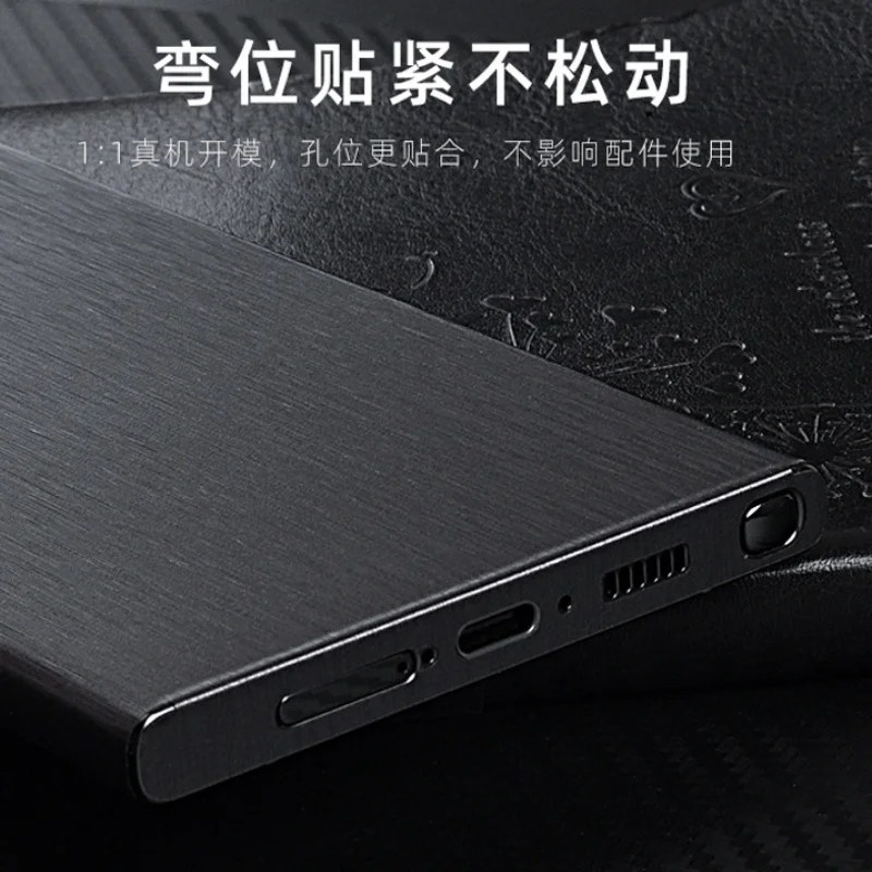 3D металлическая матовая пленка с полным покрытием для льда задняя Samsung S24 S23 S22 Ultra