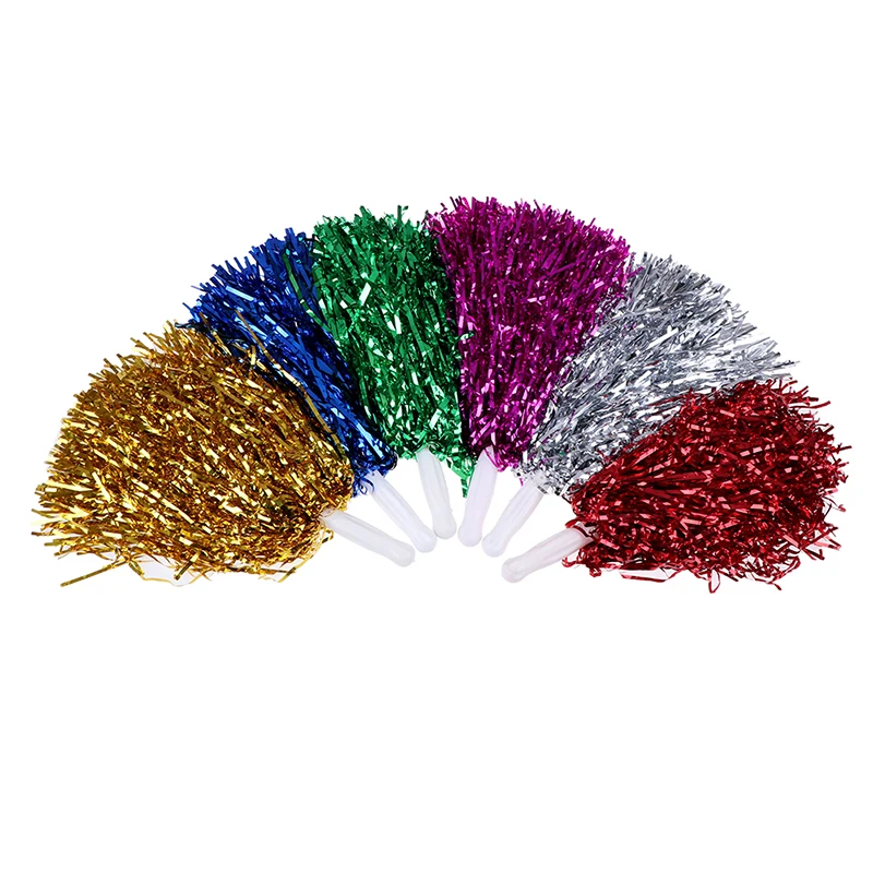 

1Pc Cheer Dance Sport Supplies Competition Cheerleading Pom Poms Flower Ball Lighting Up Party Cheering Fancy Pom