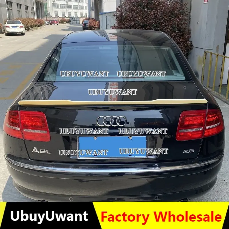 

For Audi A8 D3 2002 2003 2004 2005-2010 Spoiler ABS Car Trunk Lip Wings Tail Spoiler A8 Accessories Dedicated Decoration