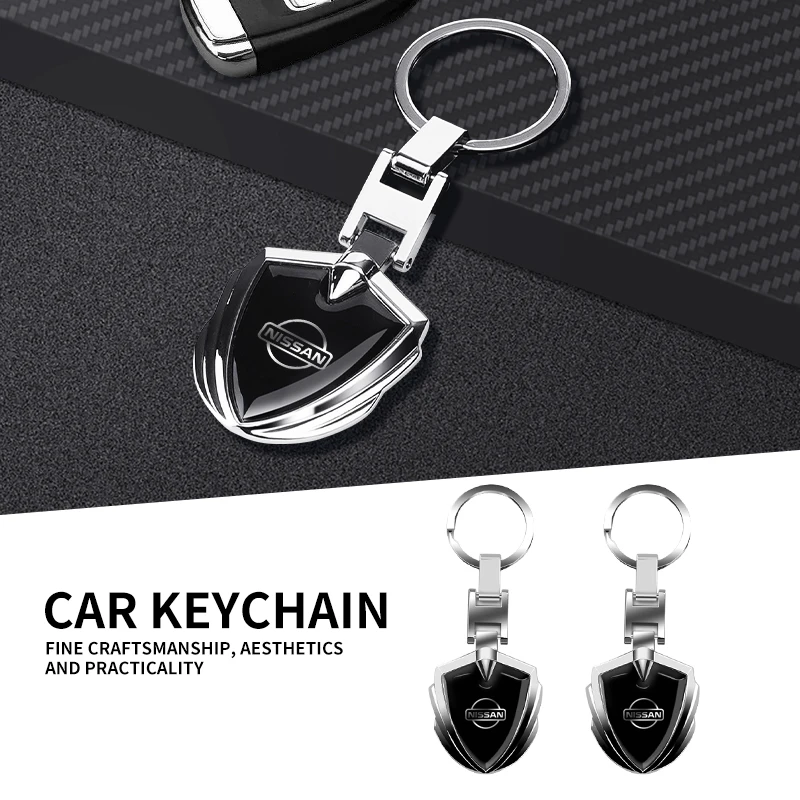 Автомобильный металлический хромированный 3D брелок для мужчин и женщин