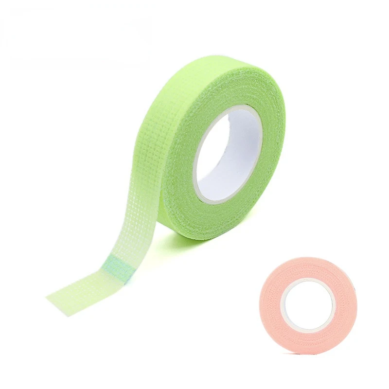 

Breathable easy to tear Tape Pink Silk Paper Breathable Under Patches Eyelash Extension Supply Eyelash Extension Tape