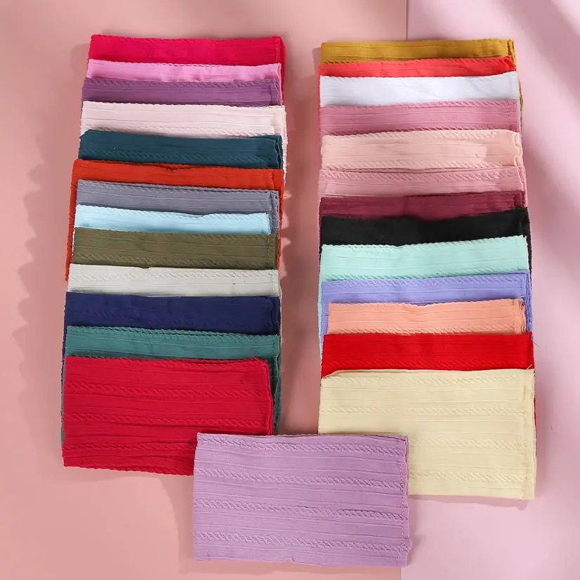 

Cable Knit Headband For Girls Pure Color Newborn Headwear Fashion Elastic Hair Band For Kids Nylon Baby Hair Accessories