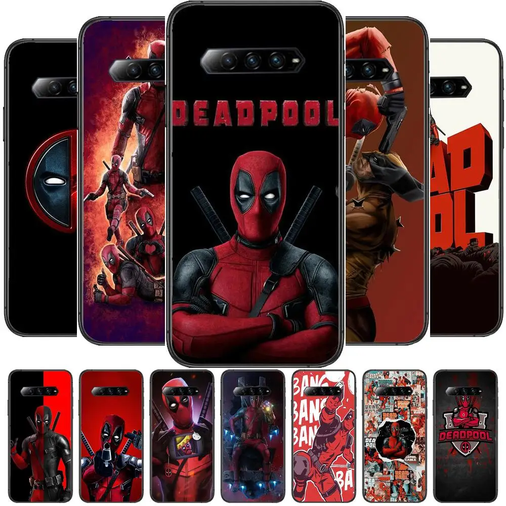 

Deadpool Marvel Phone Case For xiaomi redmi Black Shark 4 Pro 2 3 3s Cases Helo Black Cover Silicone Back Prett mini cover funda