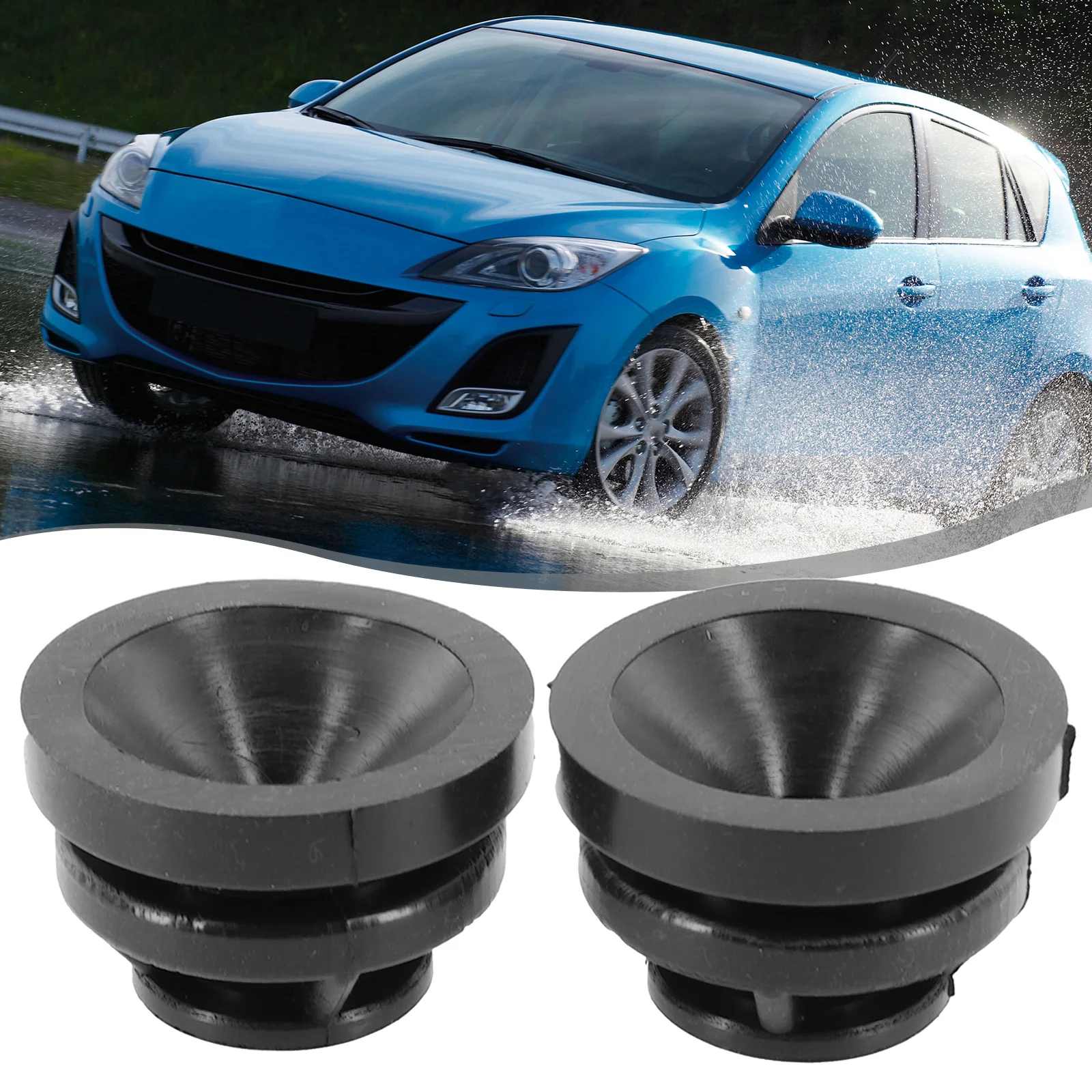 

2Pcs Car Engine Mount Bush Buffer Cushion Cover For Mazda CX-3 DK 2016-2021 For CX-30 DM 2020-2021 For CX-5 KE KF For 3 BM/BN BP