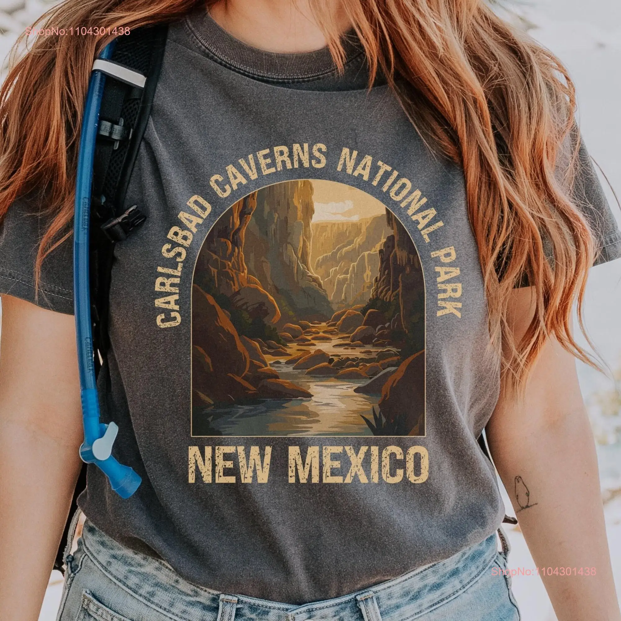 Рубашка Carlsbad Caverns National Park футболки Нью-Мексико отдых путешествия пеший туризм