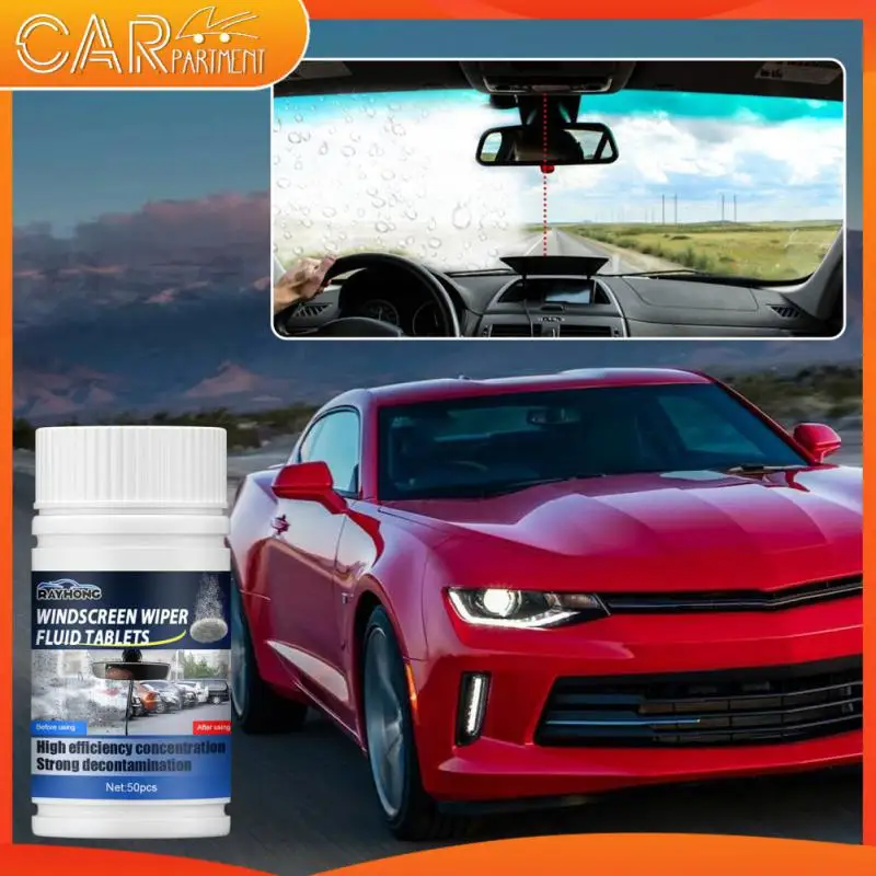

Effervescent Tablets Solid Washer Agent 60g Portable Dust Removers Window Cleaner Universal Car Windshield Cleaner Car Supplies