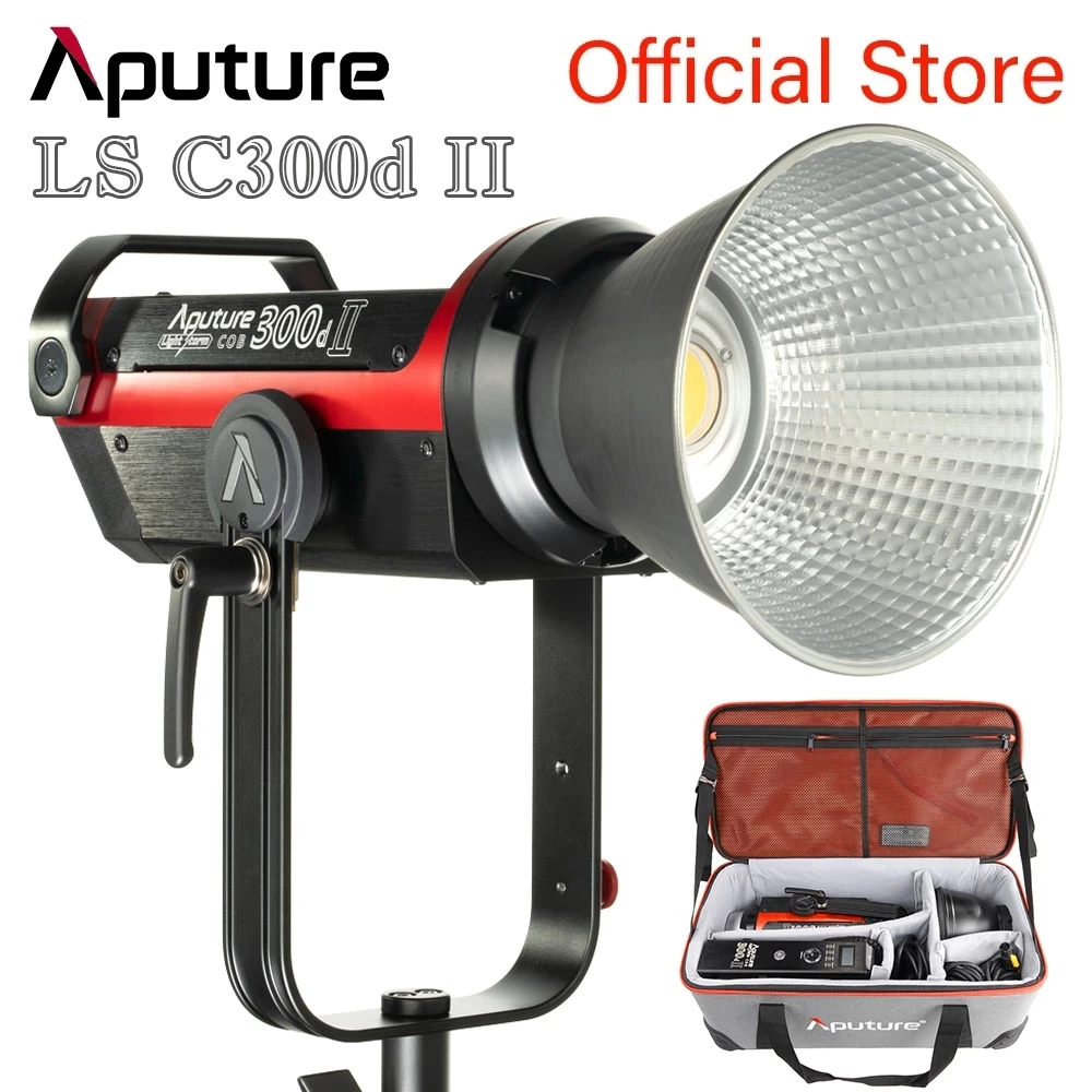 

Aputure LS C300d II LED Video Light 300d 2 COB Light 5500K Daylight V-mount Light Outdoor Studio Video Photography Lighting Lamp
