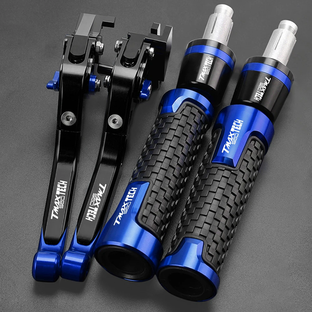 

For YAMAHA TMAX560TECHMAX 2020 2021 TMAX560 TECH MAX Motorcycle Folding Extendable Brake Clutch Levers Hand Grips Handlebar Ends