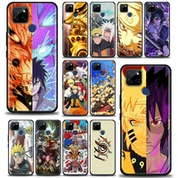 naruto for realme c1 c2 c21y c25 c12 case silicone back cover anime uchiha sasuke phone case for oppo realme gt 5g gt2 neo coque