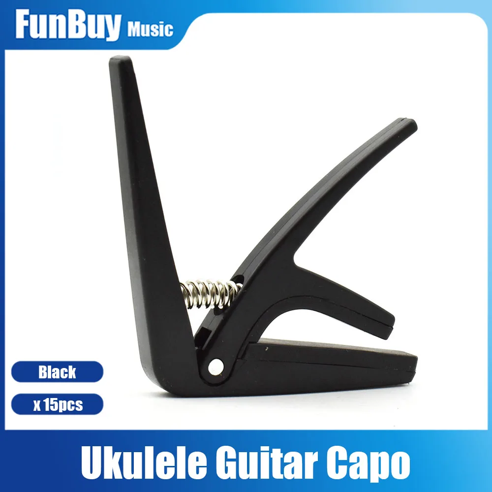 

15pcs Ukulele Guitar Capo 4 String Mini Guitarra Capos Hawaii Guitar Accessories Parts